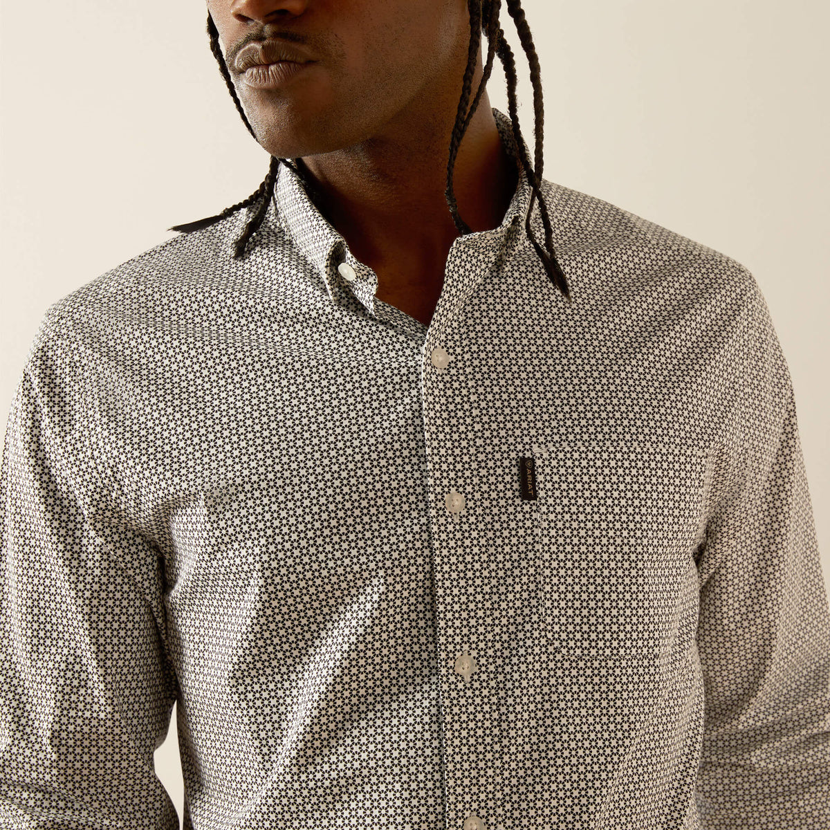 Ariat Meyer Modern Fit Shirt in White