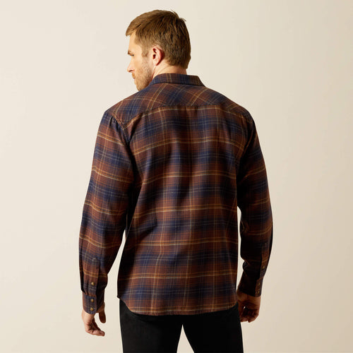 Ariat Harleigh Retro Fit Shirt in Dark Brown