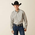Ariat Wrinkle Free Charles Classic Fit Shirt in Silver