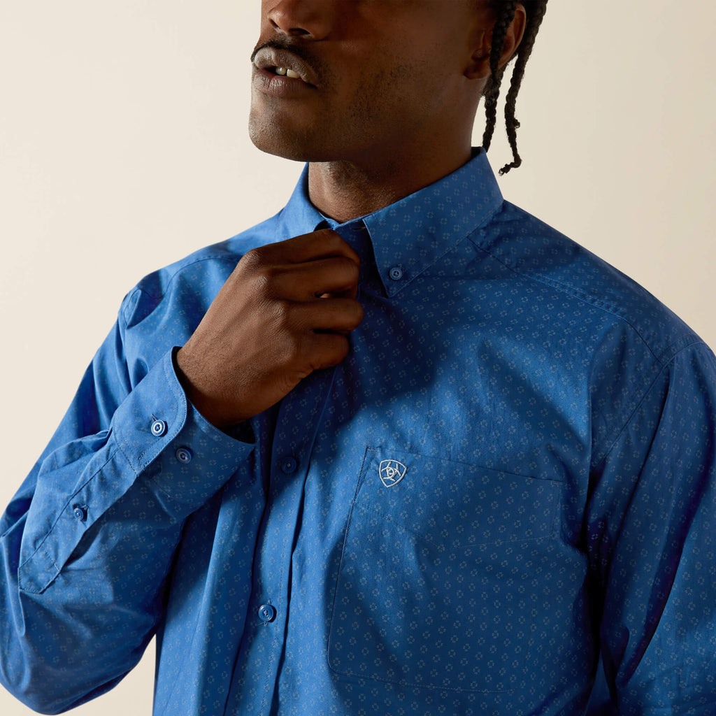 Ariat Stratford Classic Fit Shirt in Royal Blue