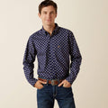 Ariat Sammy Fitted Shirt in Dark Blue