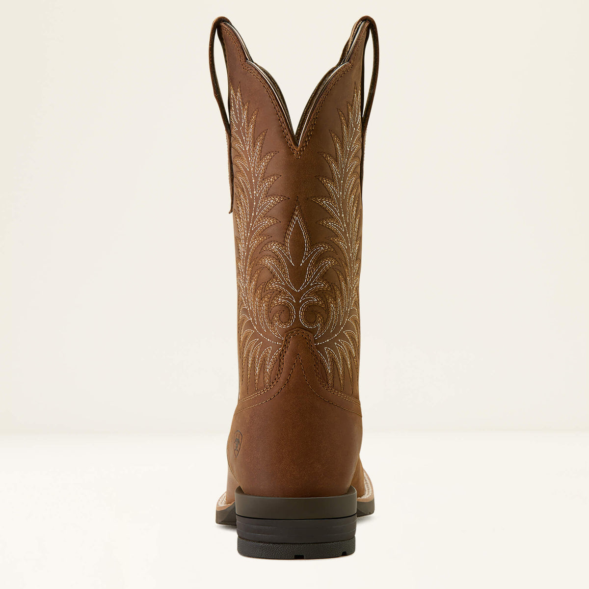 Ariat Hybrid Ranchward W Toe Western Boot Frontier Brown - heel