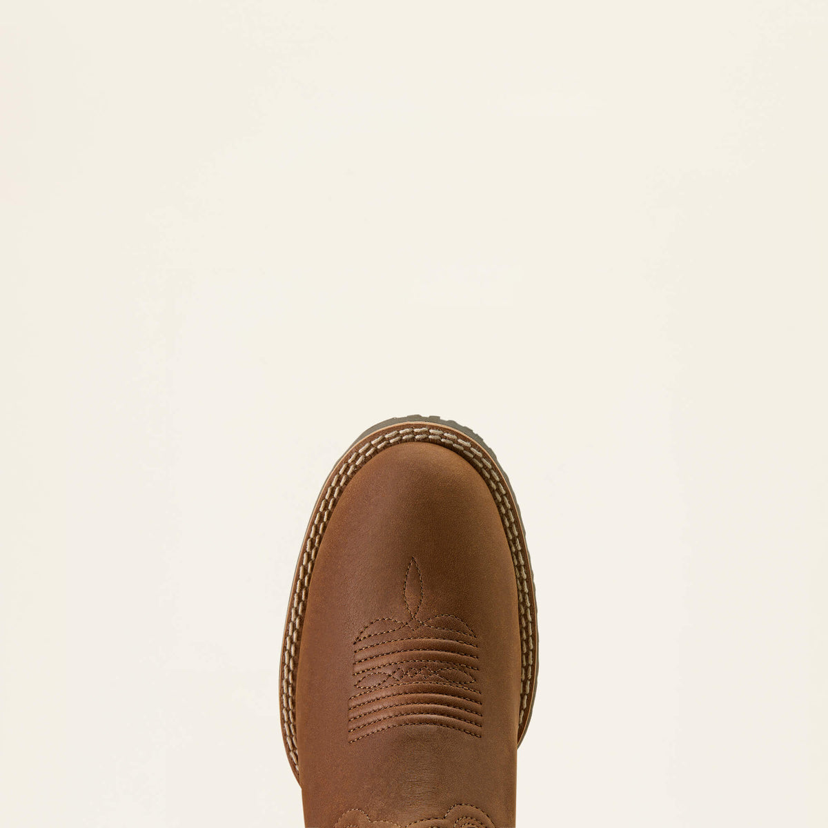 Ariat Hybrid Ranchward W Toe Western Boot Frontier Brown - toe