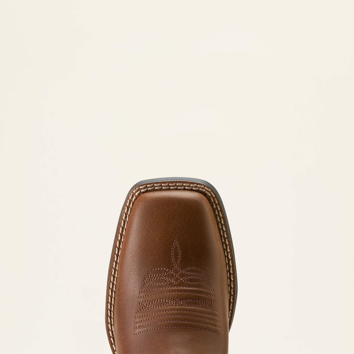 Ariat Round Up Filly Wide Square Toe Western Boot Sorrel Crunch - toe