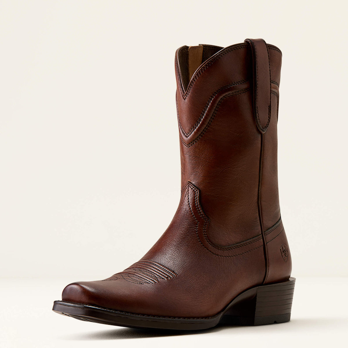 Ariat Oliver Narrow Cutter Toe Western Boot – Honey Bee, 3/4 front