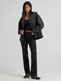 Wrangler High Rise Bold Boot Jeans in Black