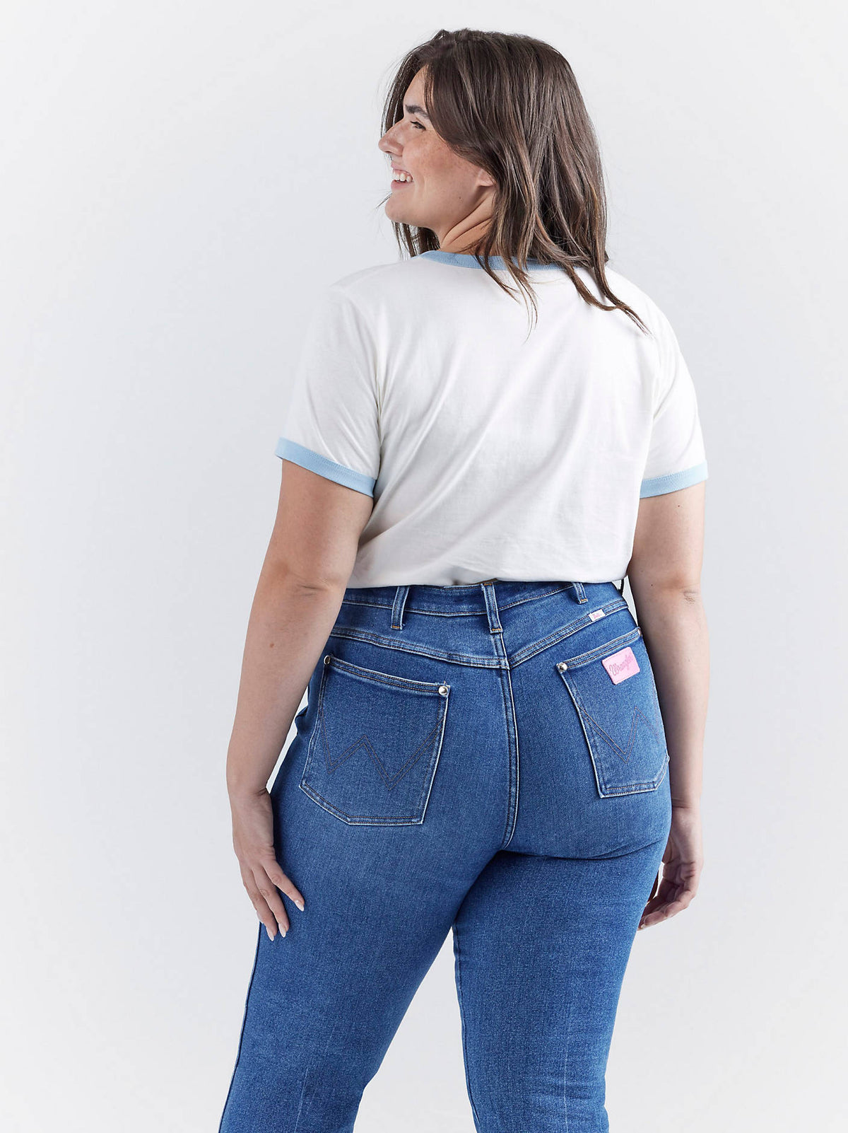 Wrangler x Barbie Denim Daydreams Tee in Cream