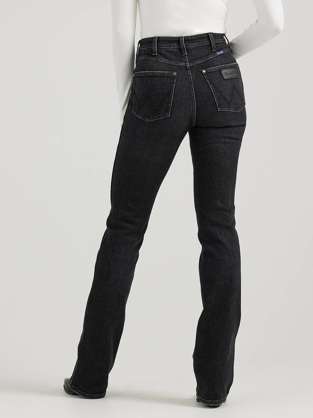 Wrangler Women's Retro Bailey High Rise Bootcut Jean in Black