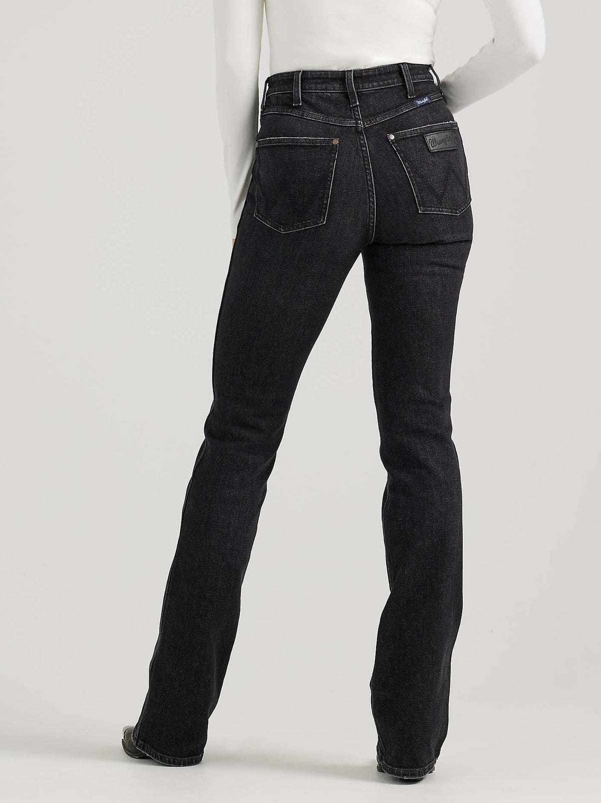 Wrangler Women's Retro Bailey High Rise Bootcut Jean in Black