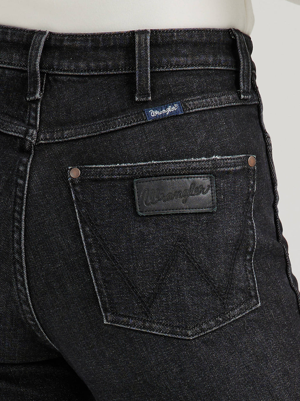Wrangler Women's Retro Bailey High Rise Bootcut Jean in Black