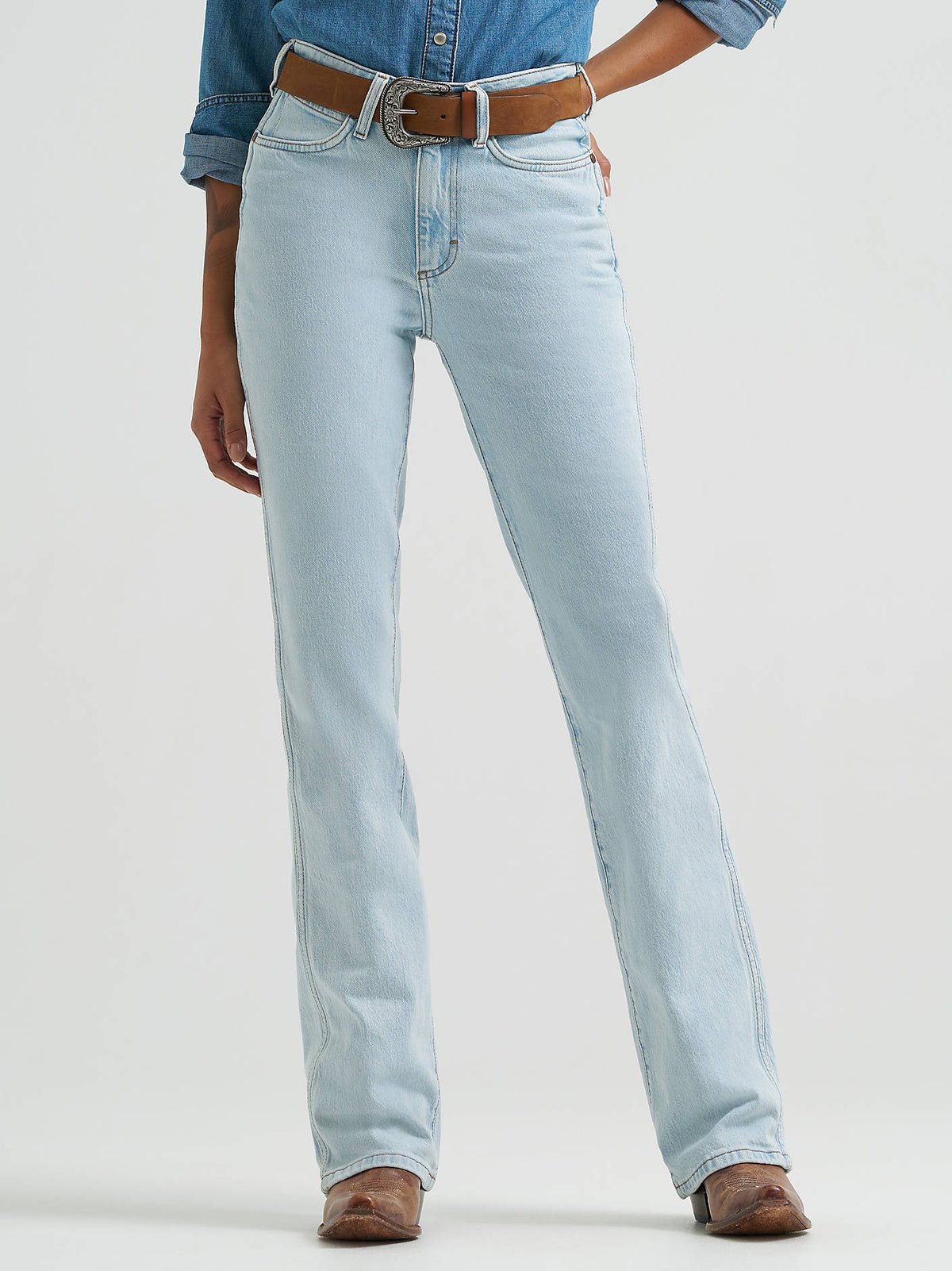 Women's Wrangler Retro Bailey High Rise Bootcut Jean in Lila