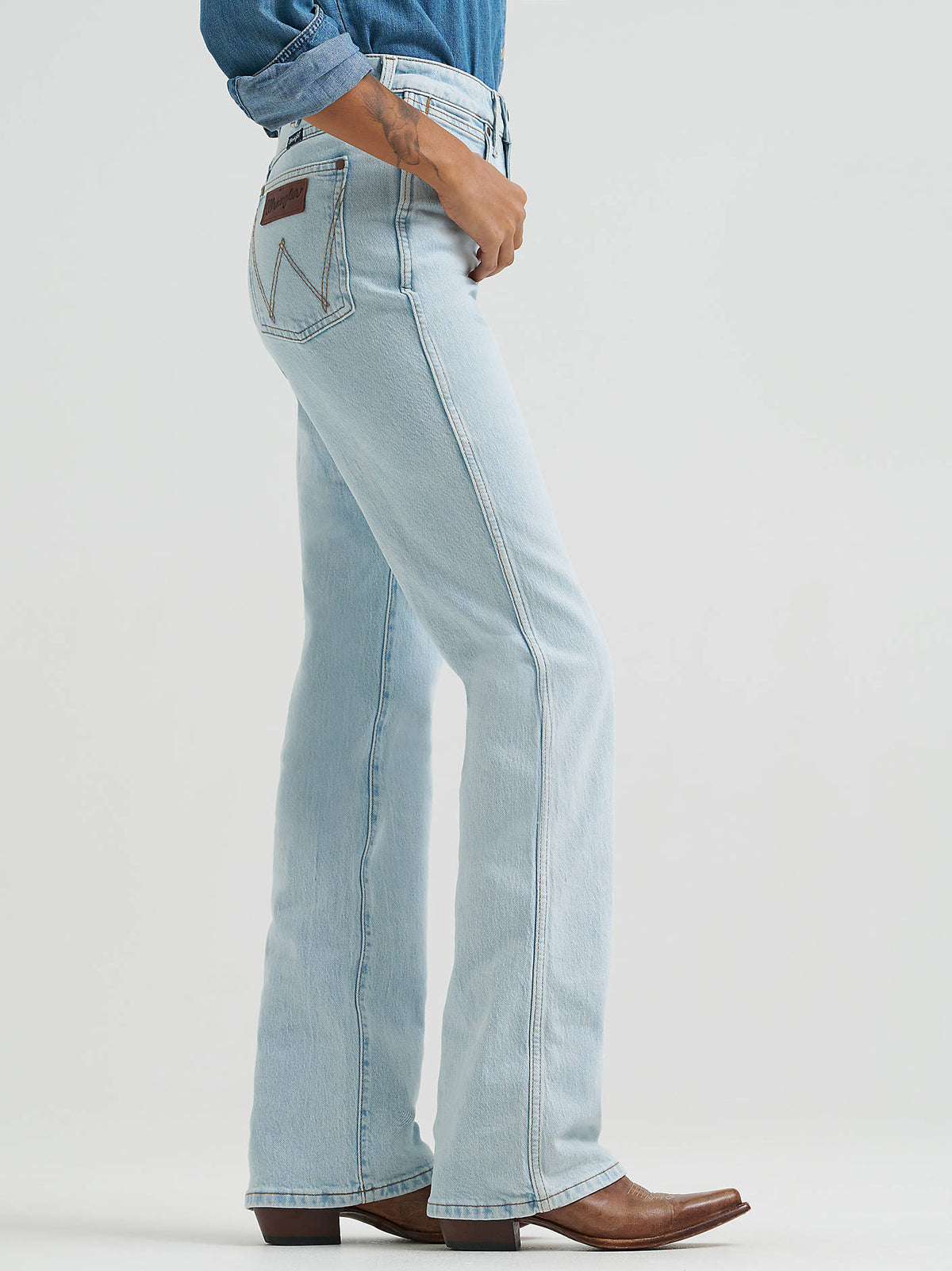 Women's Wrangler Retro Bailey High Rise Bootcut Jean in Lila
