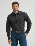 Wrangler 20X Competition Advanced Comfort Snap Western Shirt in Black