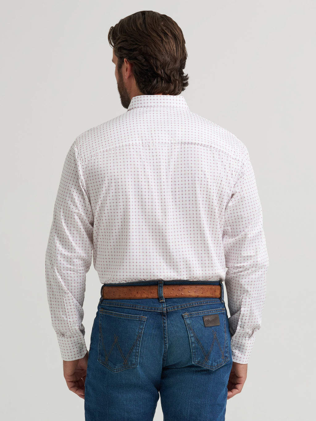 Wrangler Cody Johnson One Pocket Button Down Shirt in Ruby Dots