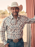 Wrangler Retro Sawtooth Snap Western Shirt in Historic Tan