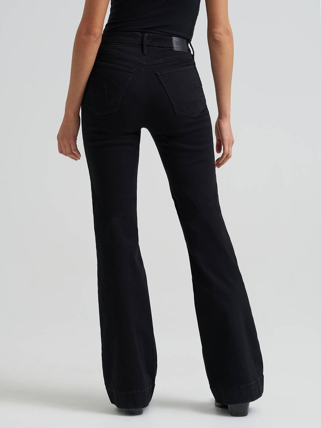 Wrangler Bespoke High Rise Trouser Jeans in Black