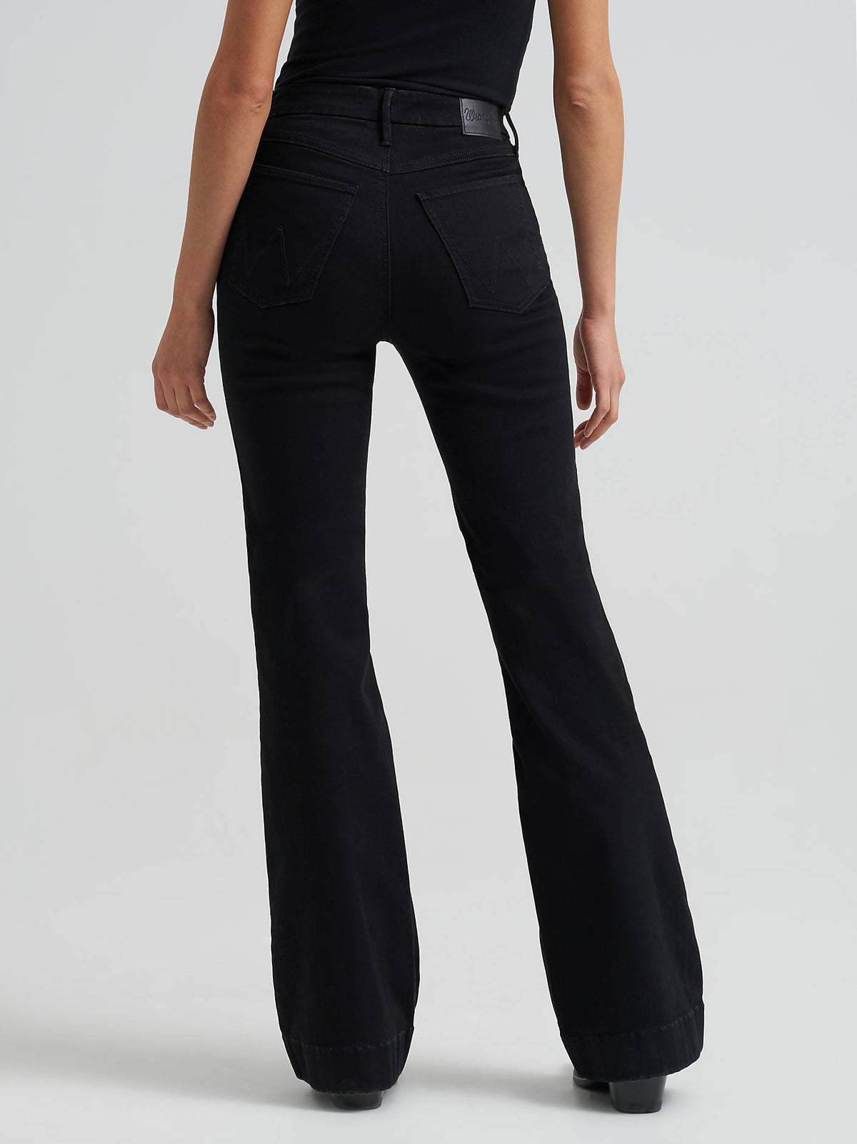 Wrangler Bespoke High Rise Trouser Jeans in Black