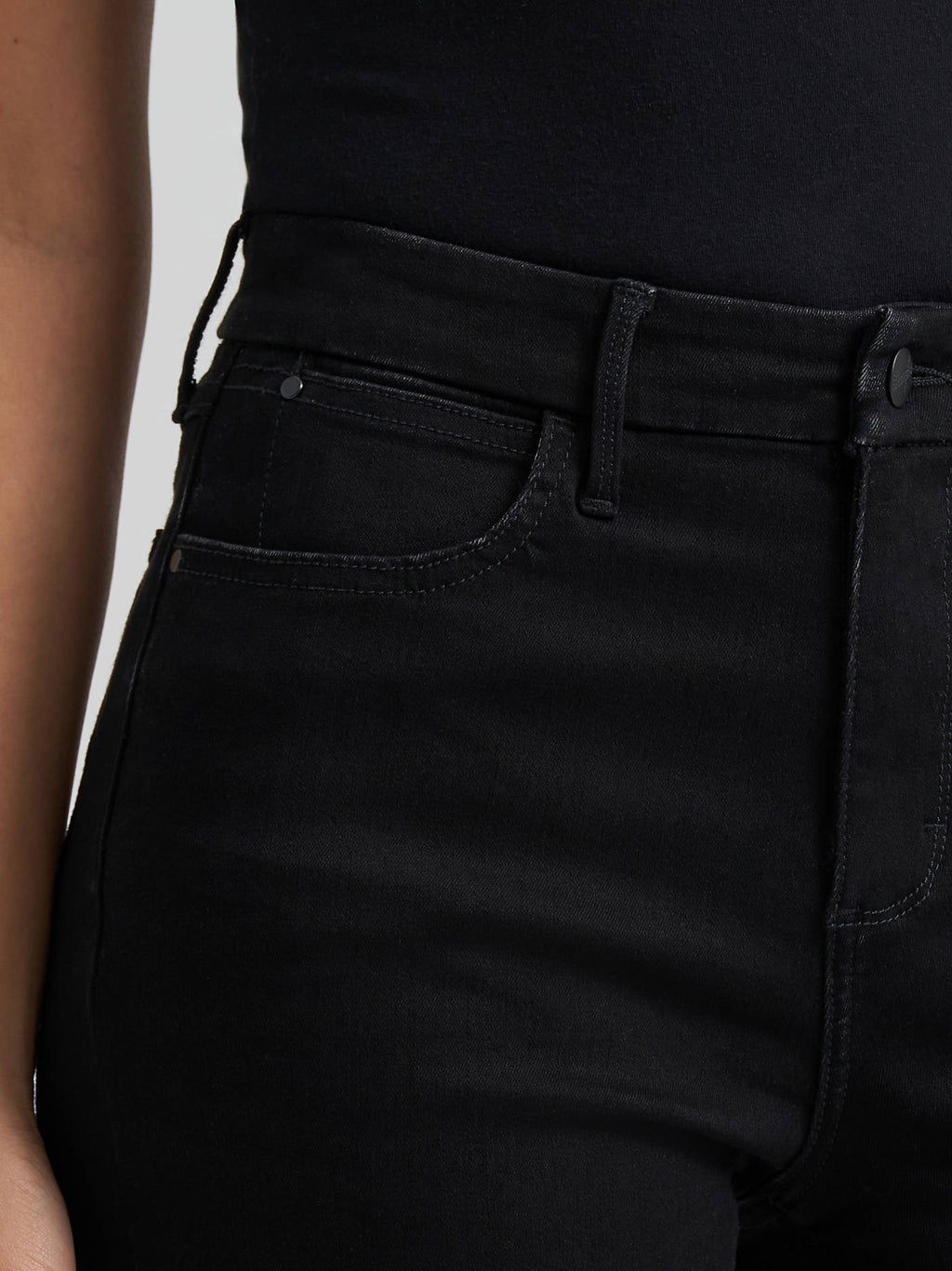 Wrangler Bespoke High Rise Trouser Jeans in Black