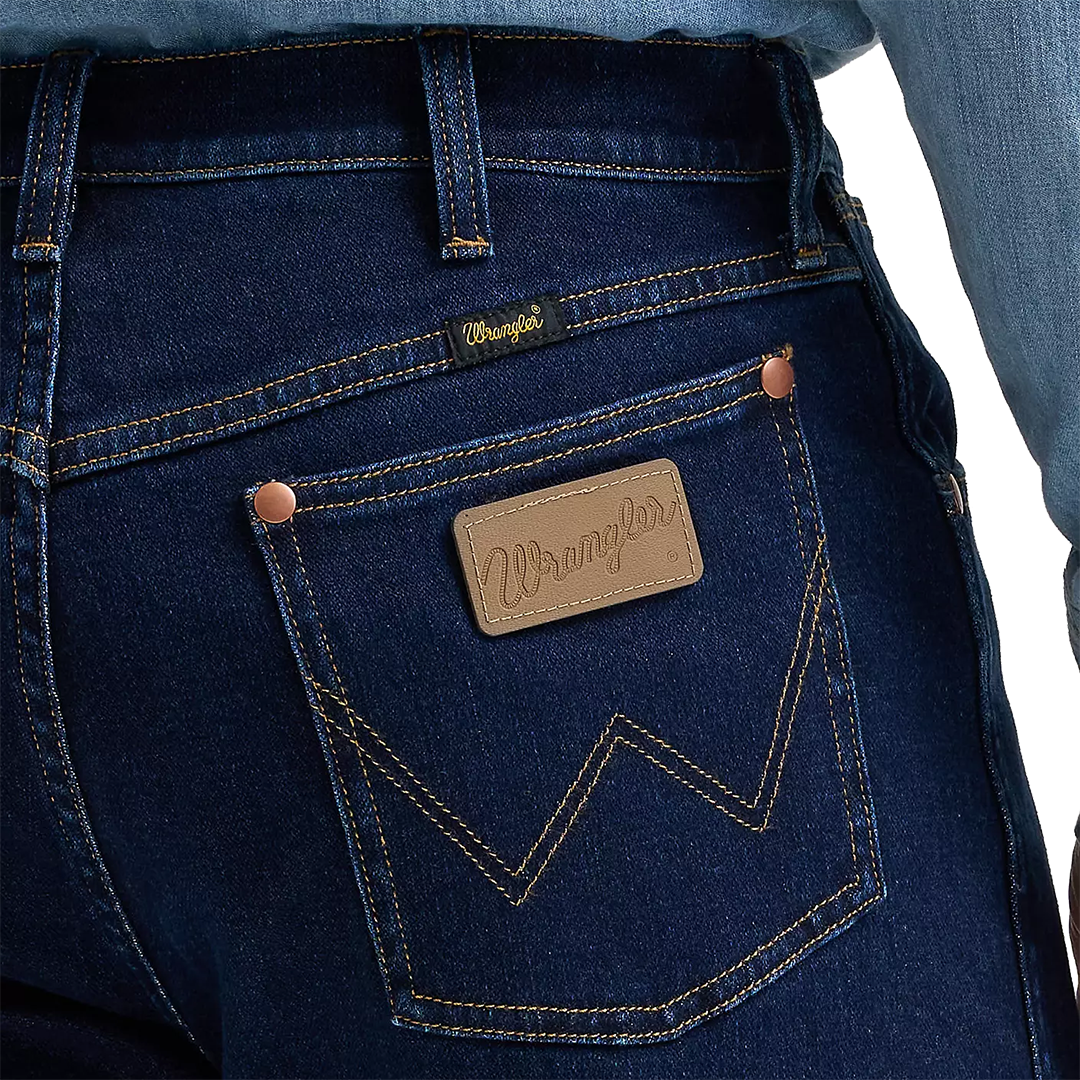 Wrangler Toughlite Cowboy Cut Original Fit Jeans in Dark Blue