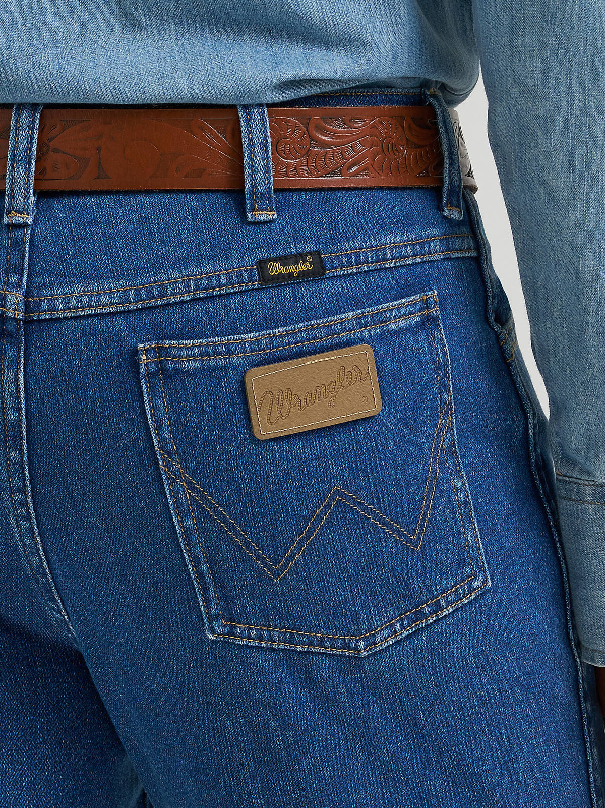 Wrangler Toughlite Cowboy Cut Slim Fit Jeans – Stonewash