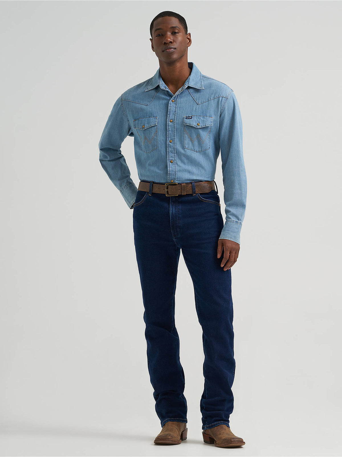 Wrangler Toughlite Cowboy Cut Slim Fit Jeans – Rinse