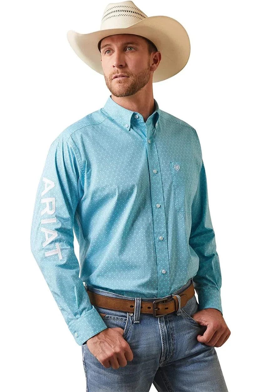 Ariat Team Caiden Classic Fit Long Sleeve Shirt – Gulf Stream