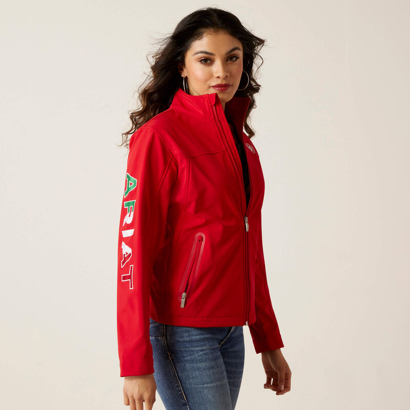 Ariat Classic Team Mexico Softshell Jacket – Red