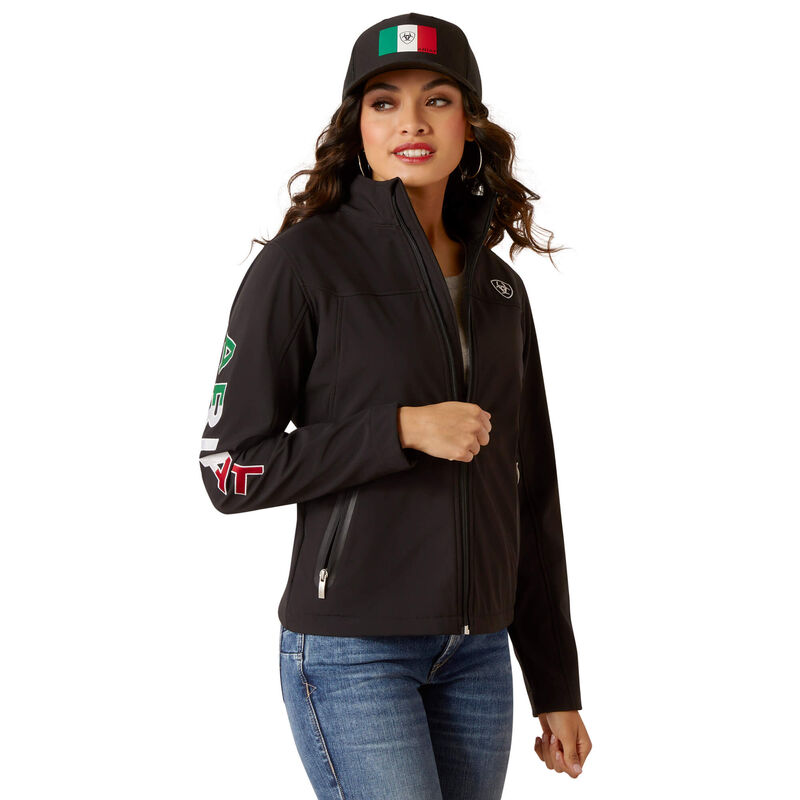 Ariat Classic Team Mexico Softshell Jacket – Black
