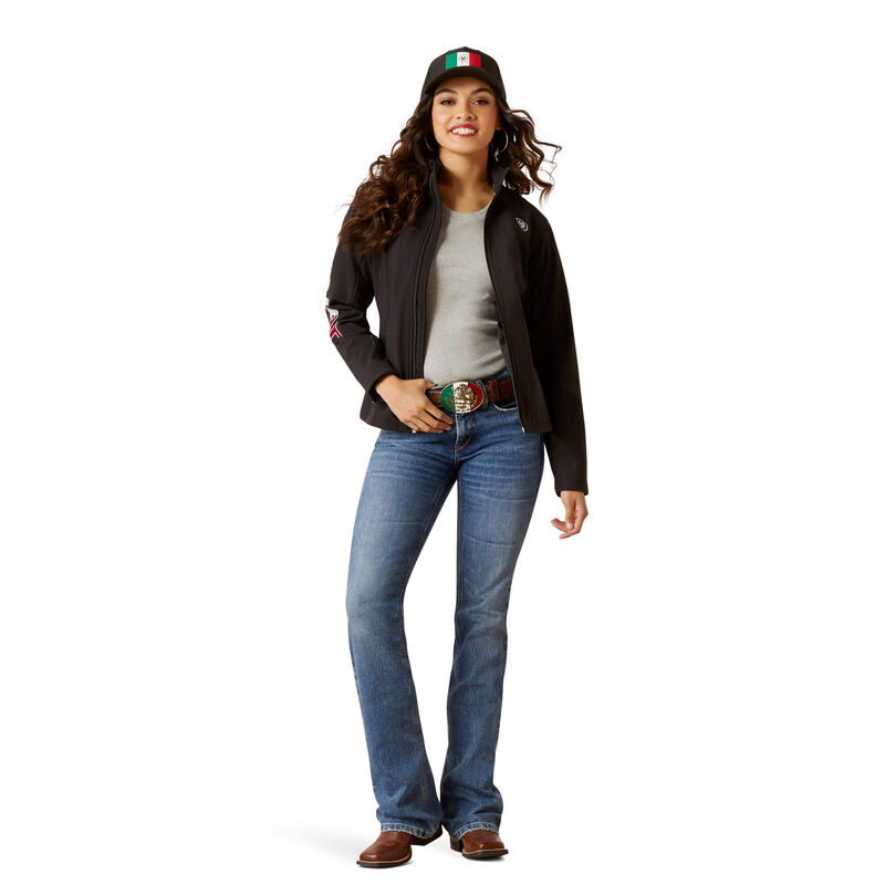 Ariat Classic Team Mexico Softshell Jacket – Black