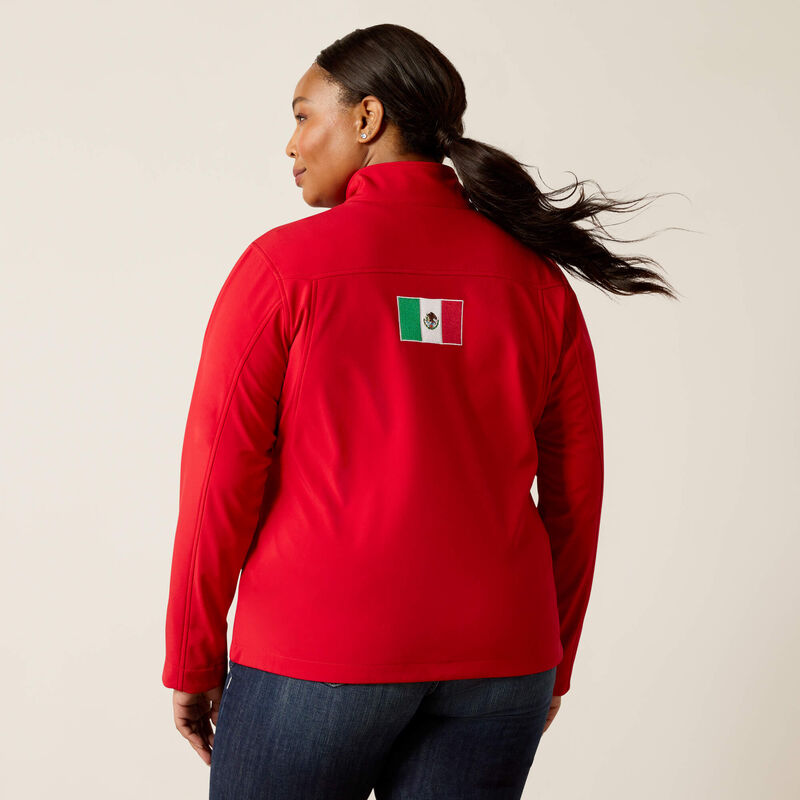 Ariat Classic Team Mexico Softshell Jacket – Red