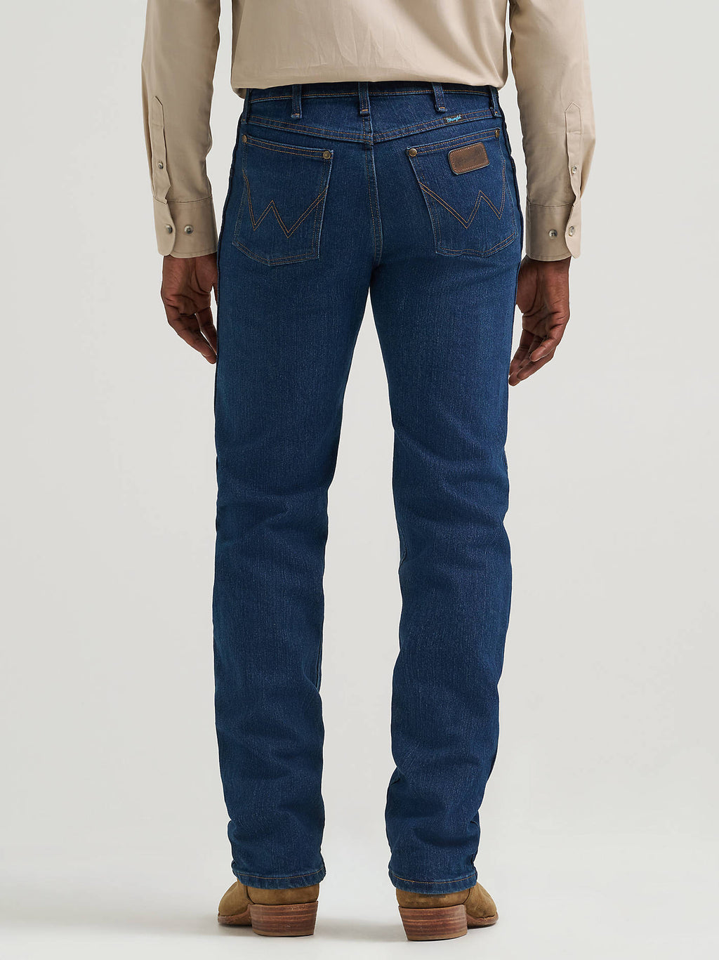 Wrangler Advanced Comfort Wicking Cowboy Cut Regular Fit Jeans in Midnight Rinse