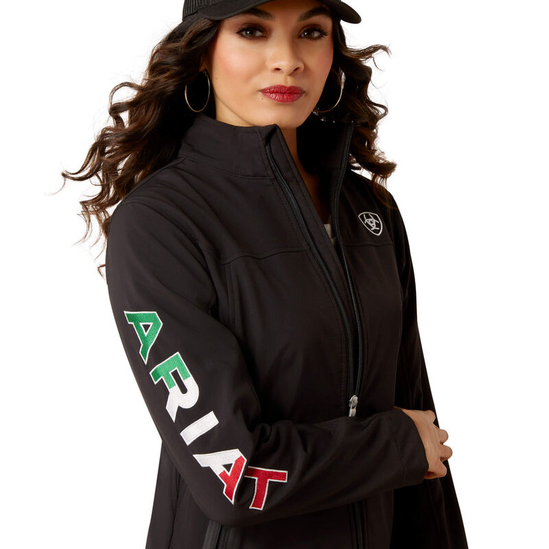 Ariat Classic Team Mexico Softshell Jacket – Black