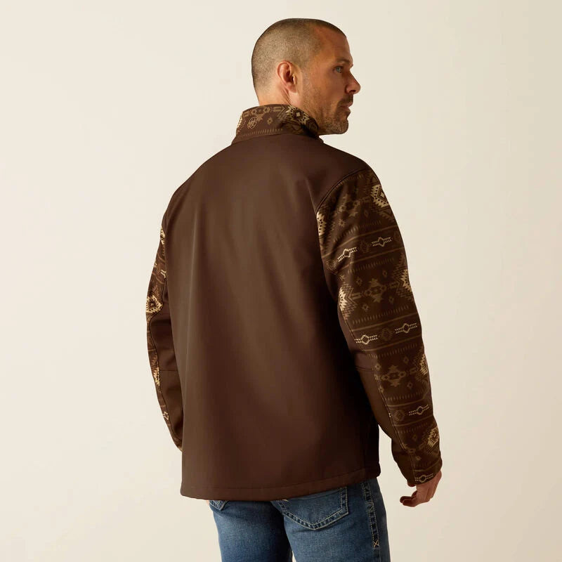 Ariat Logan Softshell Jacket – Bangan Bark Southwest Print