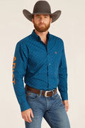 Ariat Team Clarence Fitted Long Sleeve Shirt – True Blue
