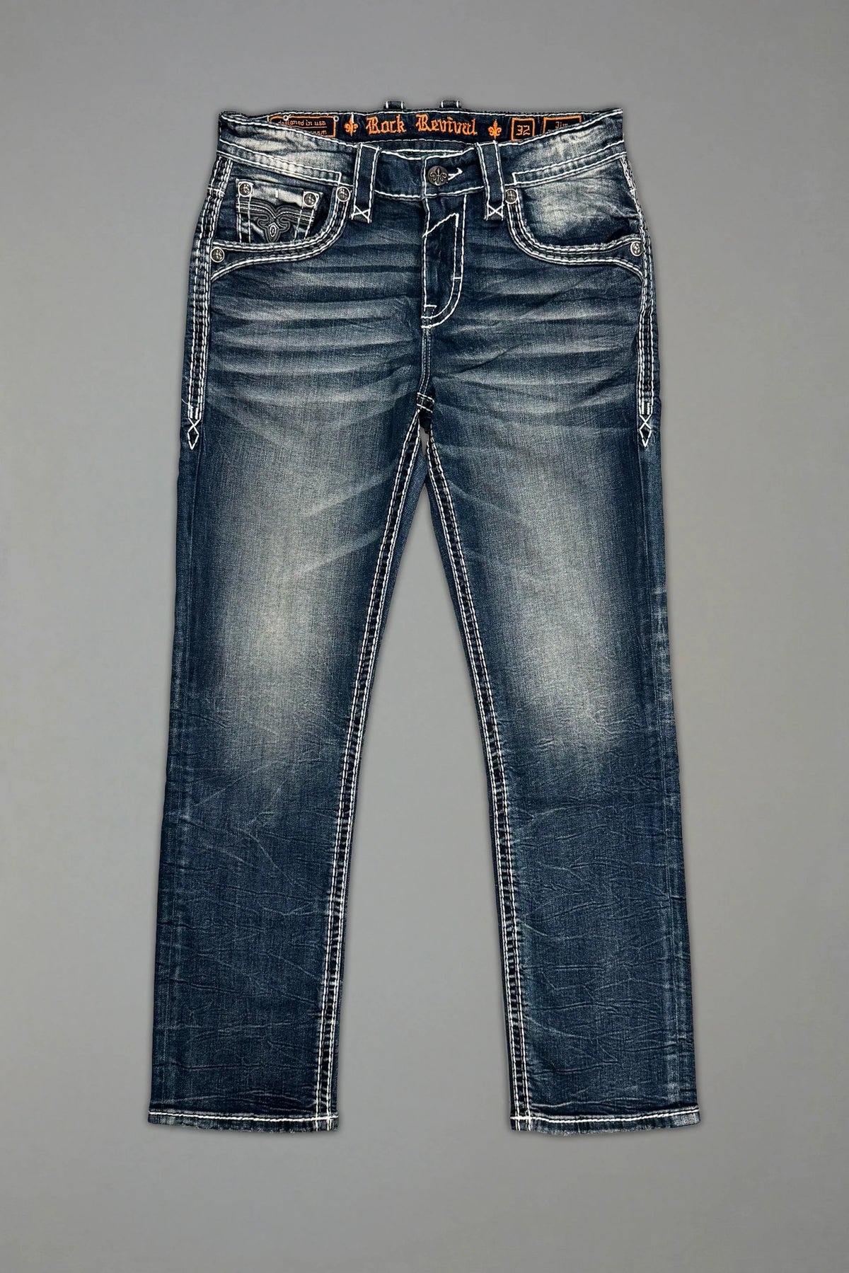 Rock Revival Jim Straight Jeans