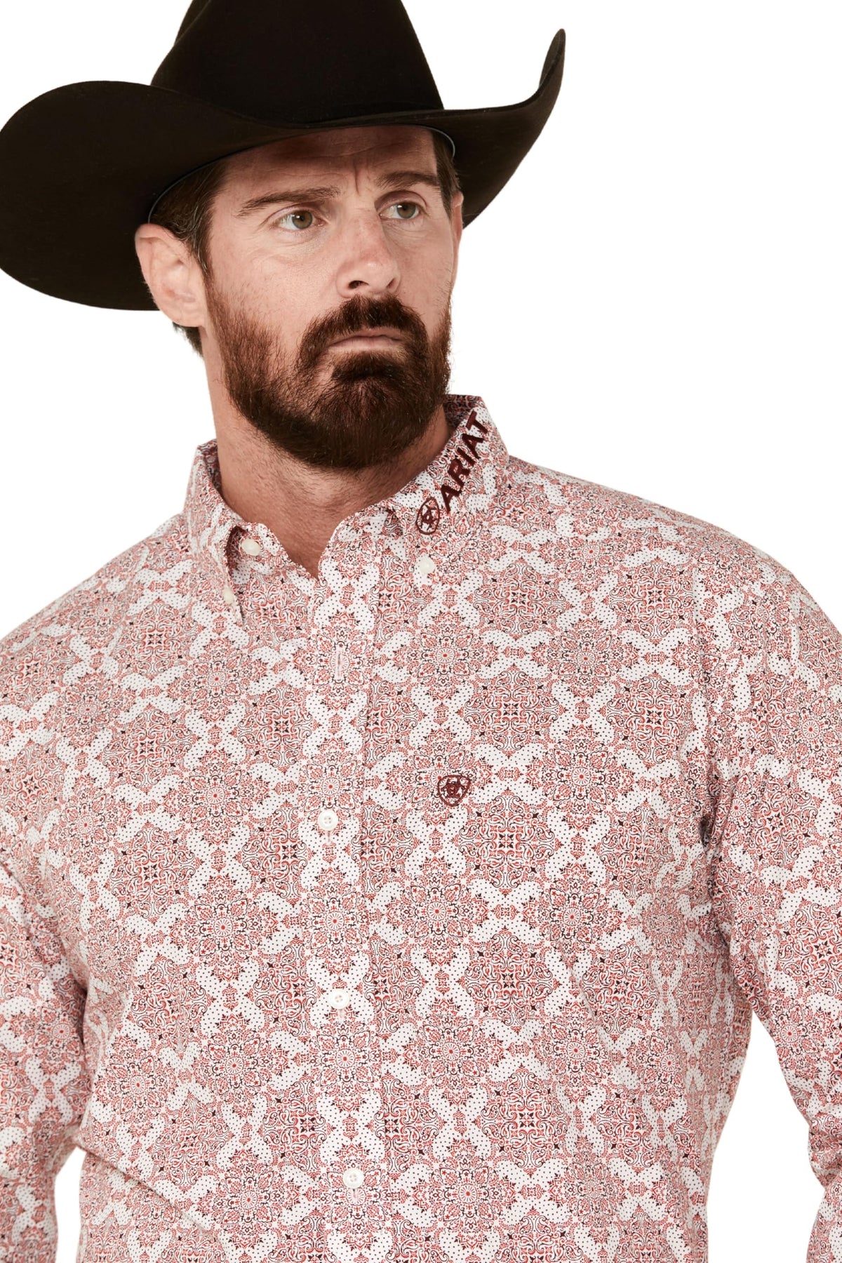 Ariat Team Clifford Classic Fit Shirt in White