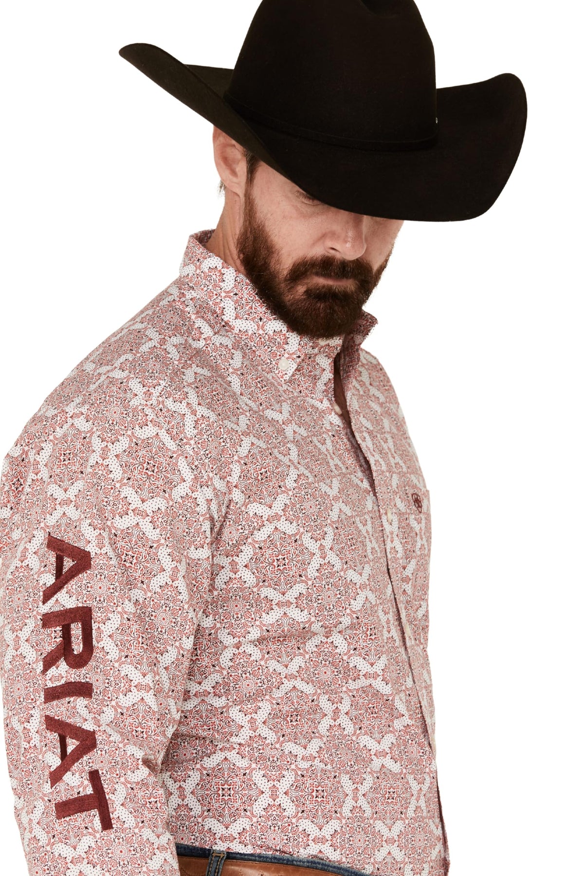 Ariat Team Clifford Classic Fit Shirt in White