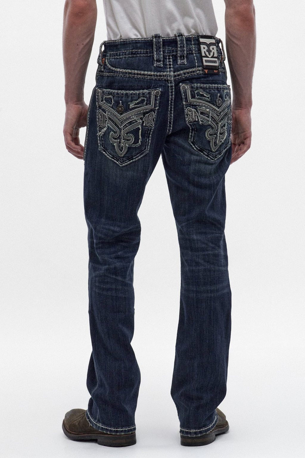 Rock Revival Braylon Bootcut Jeans – Medium Indigo