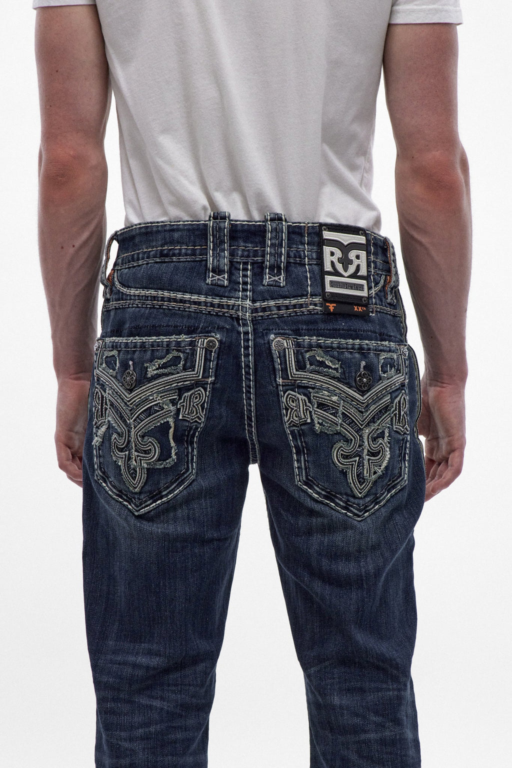 Rock Revival Braylon Bootcut Jeans – Medium Indigo