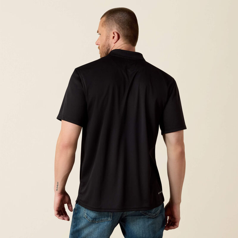 Ariat TEK Short Sleeve Polo – Black