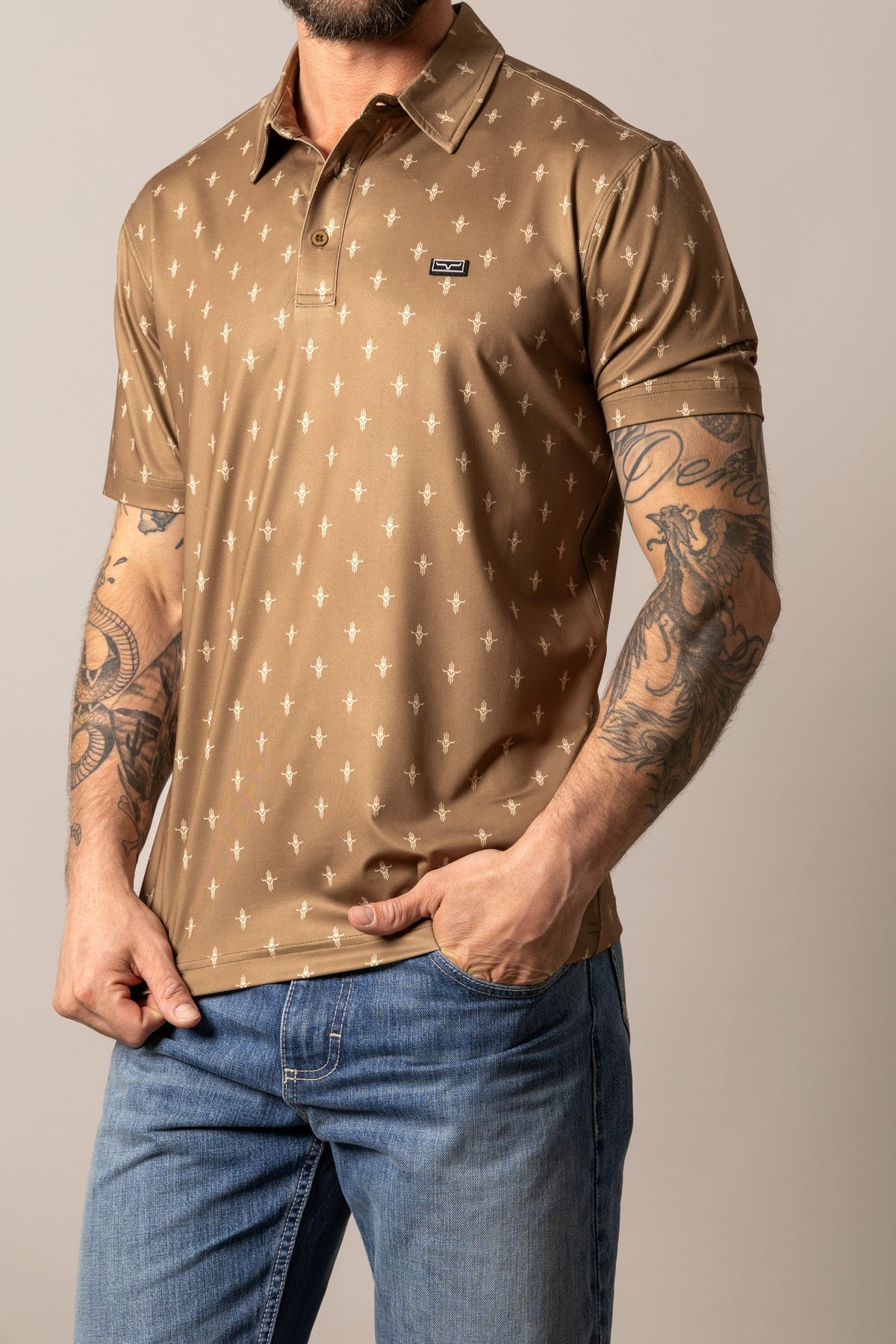 Kimes Ranch Bartram Polo – Brown