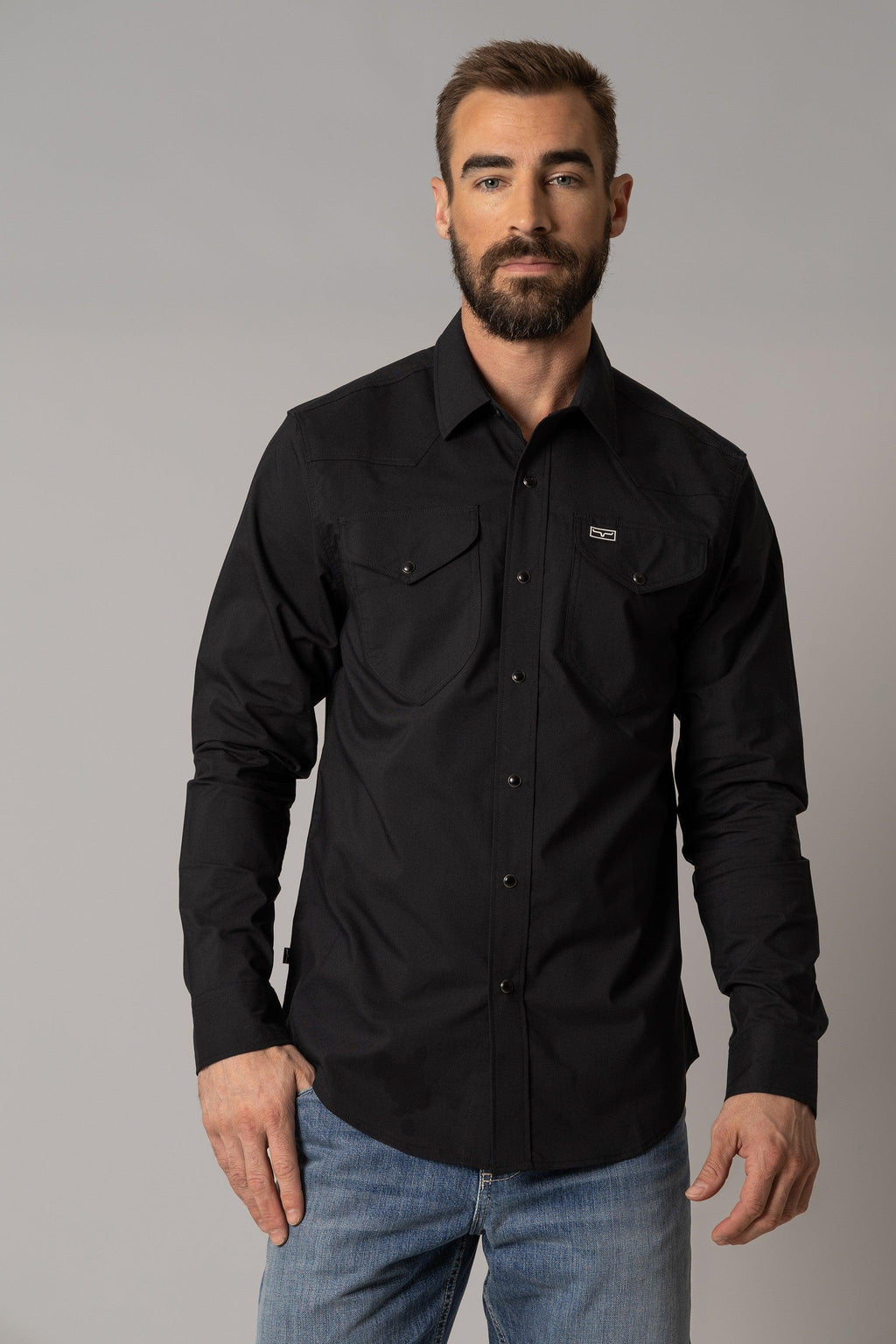 Kimes Ranch Blackout Shirt – Black