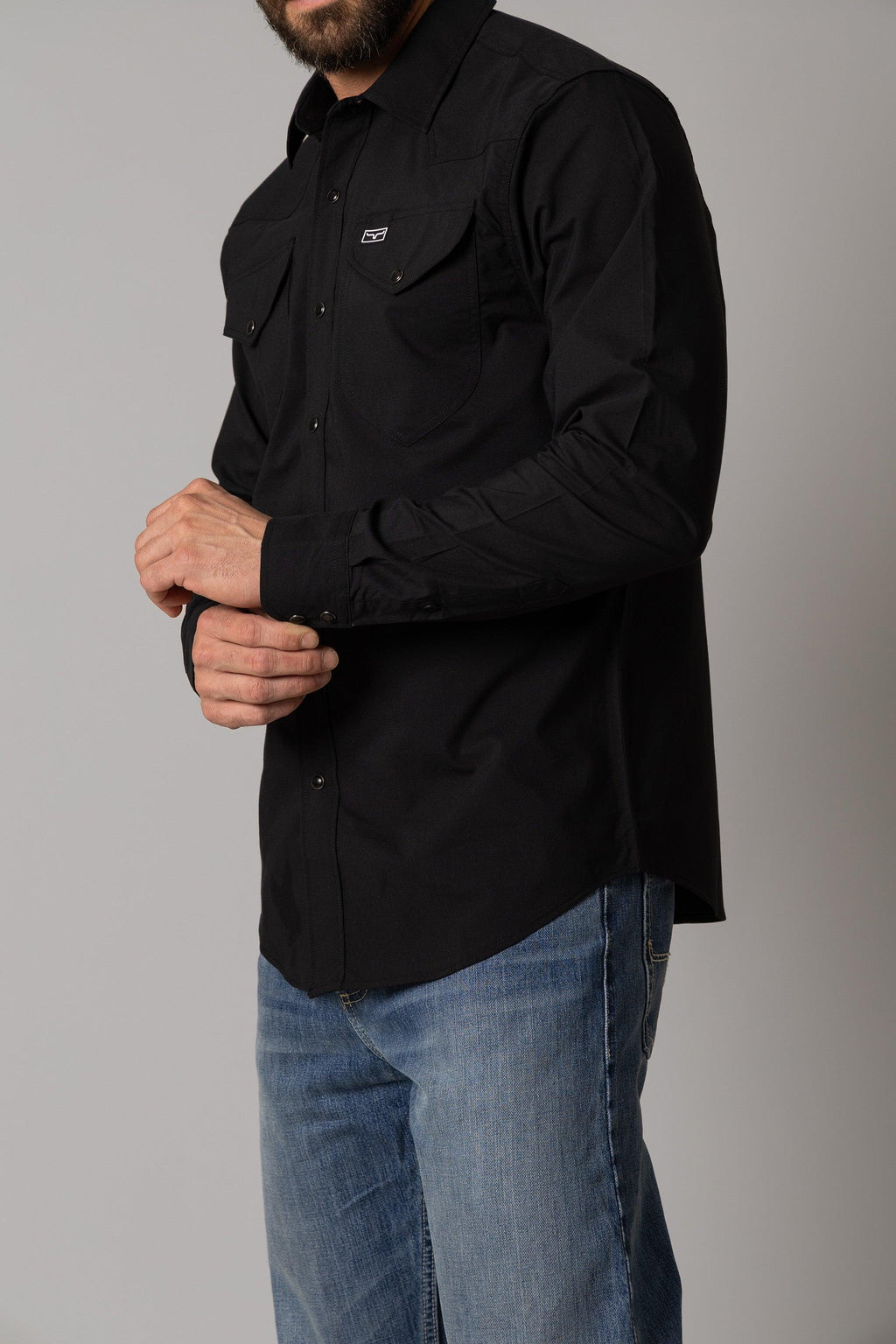 Kimes Ranch Blackout Shirt – Black