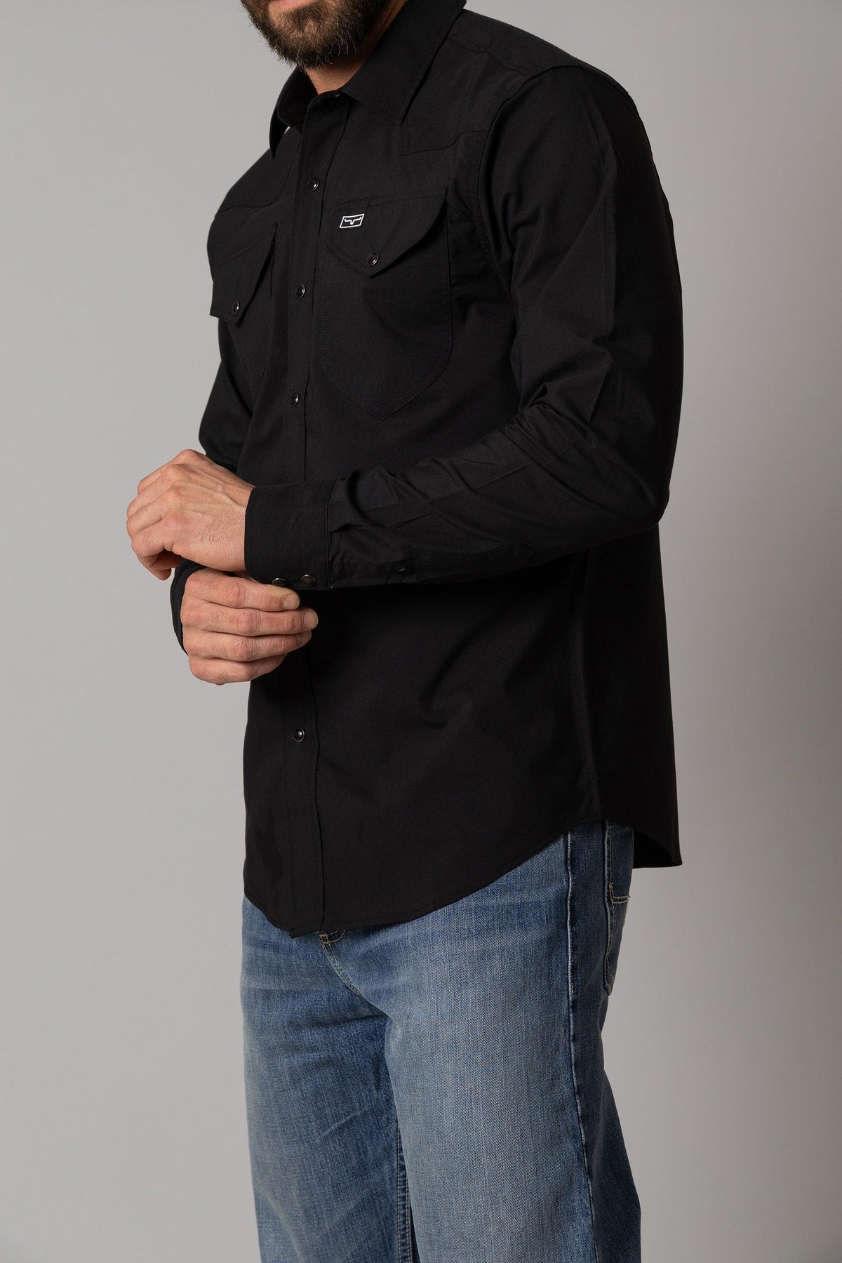 Kimes Ranch Blackout Shirt – Black