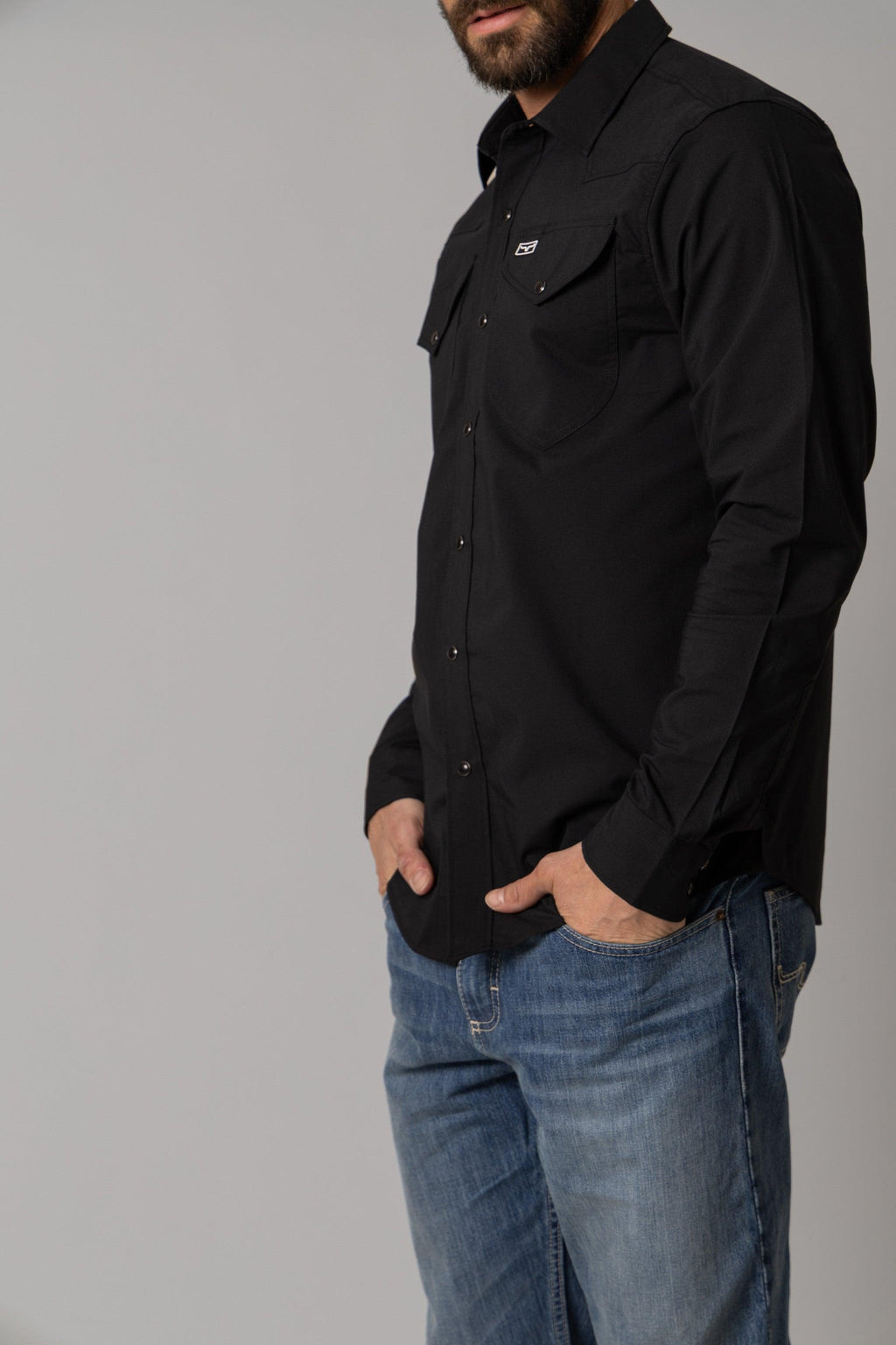 Kimes Ranch Blackout Shirt – Black