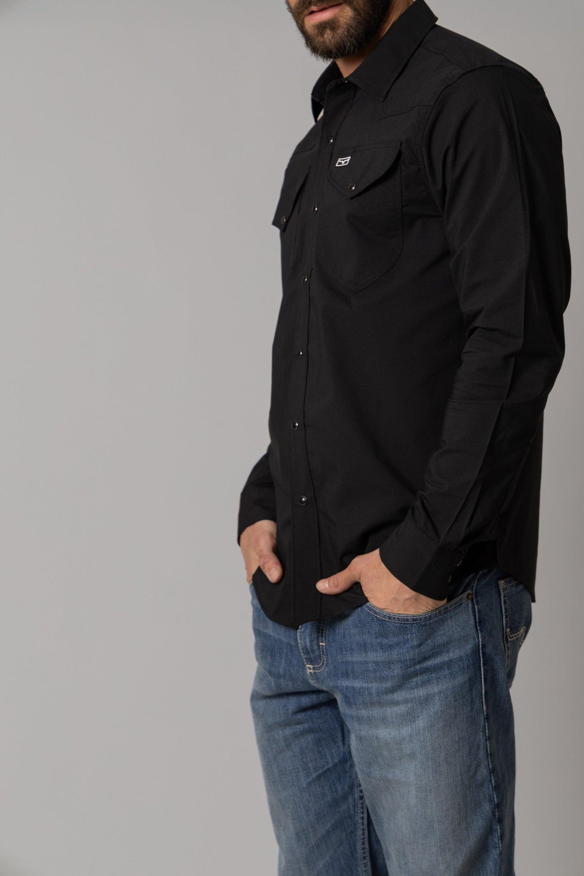 Kimes Ranch Blackout Shirt – Black