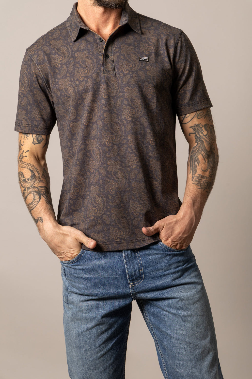 Kimes Ranch Burel Polo – Black