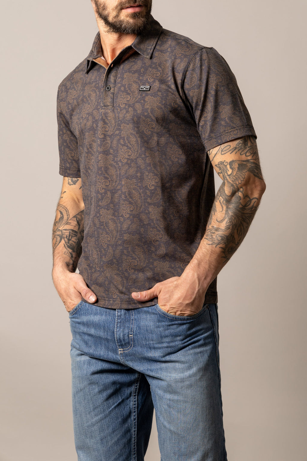 Kimes Ranch Burel Polo – Black