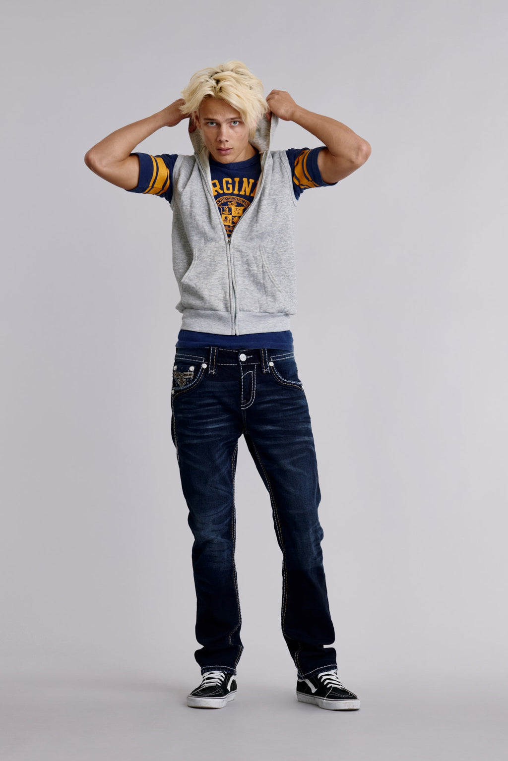 Rock Revival Samuel Straight Jeans – Light Indigo