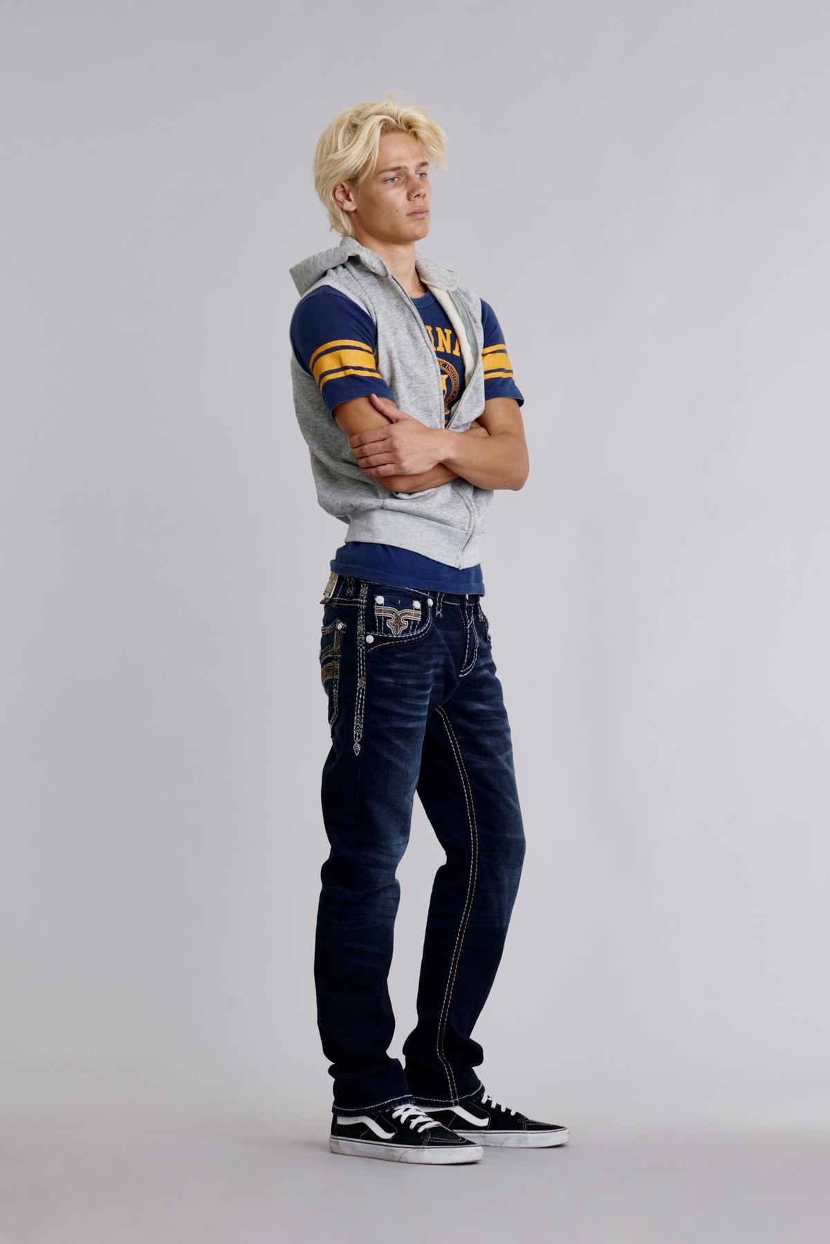 Rock Revival Samuel Straight Jeans – Light Indigo
